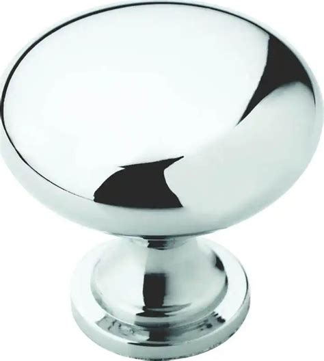 amerock 2 in diameter mushroom cabinet knob stainless steel|mushroom cabinet knobs.